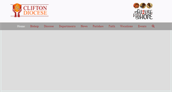Desktop Screenshot of cliftondiocese.com