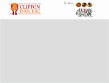 Tablet Screenshot of cliftondiocese.com